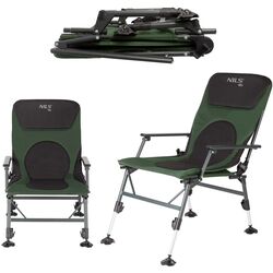 Складной стул Nils Camp NC1801 (Dark Green/Grey) Thumb