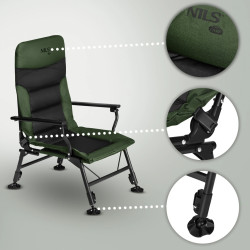 Scaun pliabil Nils Camp NC2702 (Green) Thumb