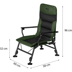 Scaun pliabil Nils Camp NC2702 (Green) Thumb