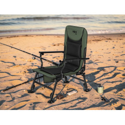 Scaun pliabil Nils Camp NC2703 (Green/Black)