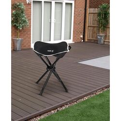 Scaun pliabil Nils Camp NC3010 (Black)
