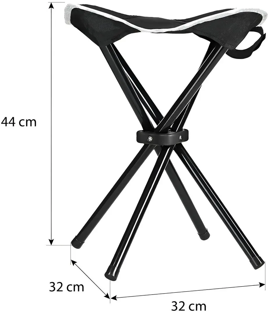 Scaun pliabil Nils Camp NC3010 (Black) - 9