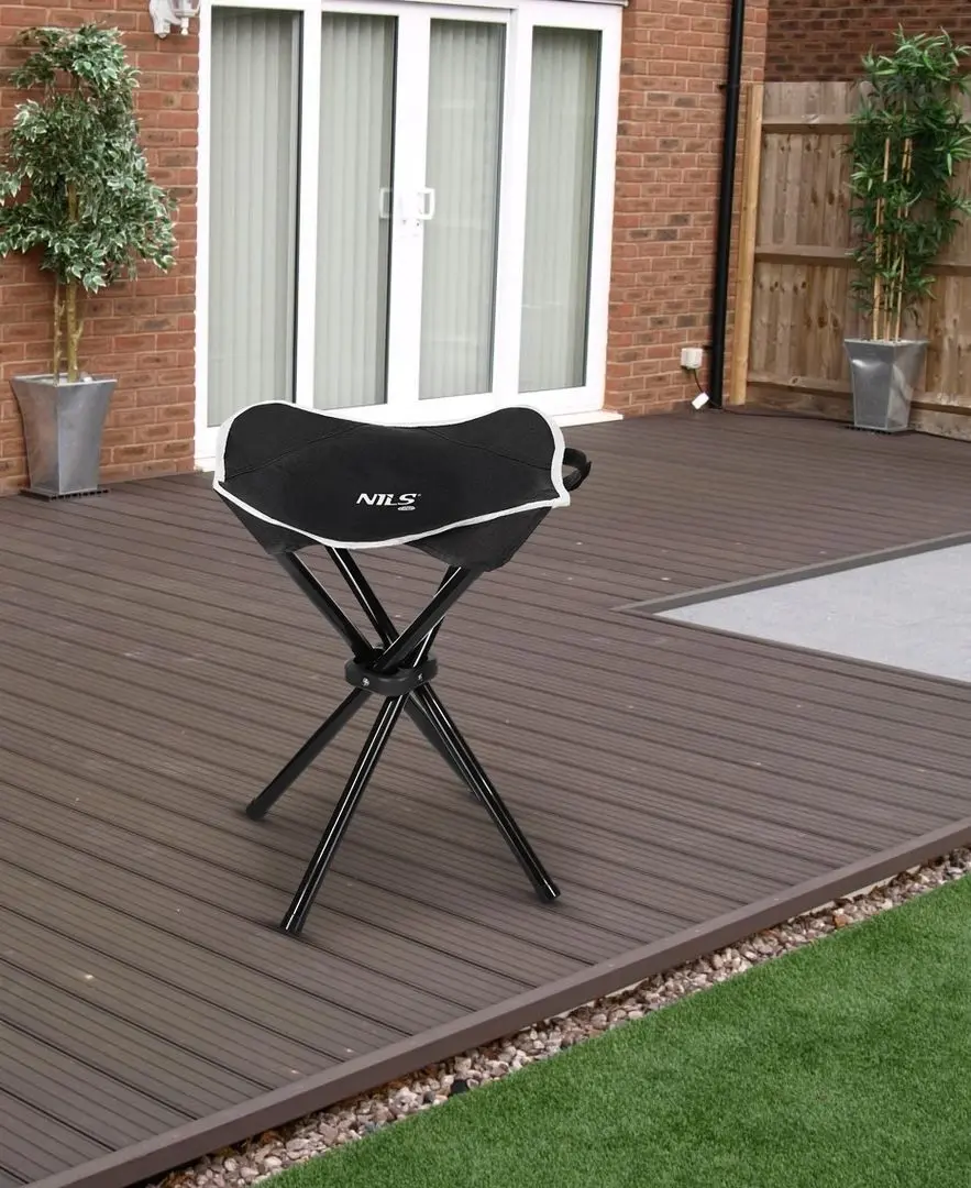 Scaun pliabil Nils Camp NC3010 (Black)