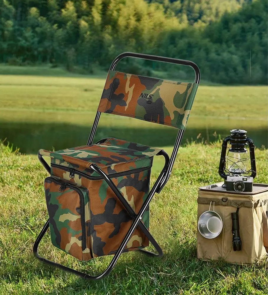 Складной стул Nils Camp NC3012 (Brown Camo)