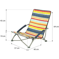 Scaun pliabil Nils Camp NC3035 (Blue/Yellow) Thumb
