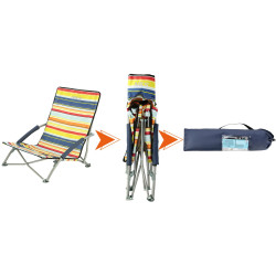 Scaun pliabil Nils Camp NC3035 (Blue/Yellow) Thumb