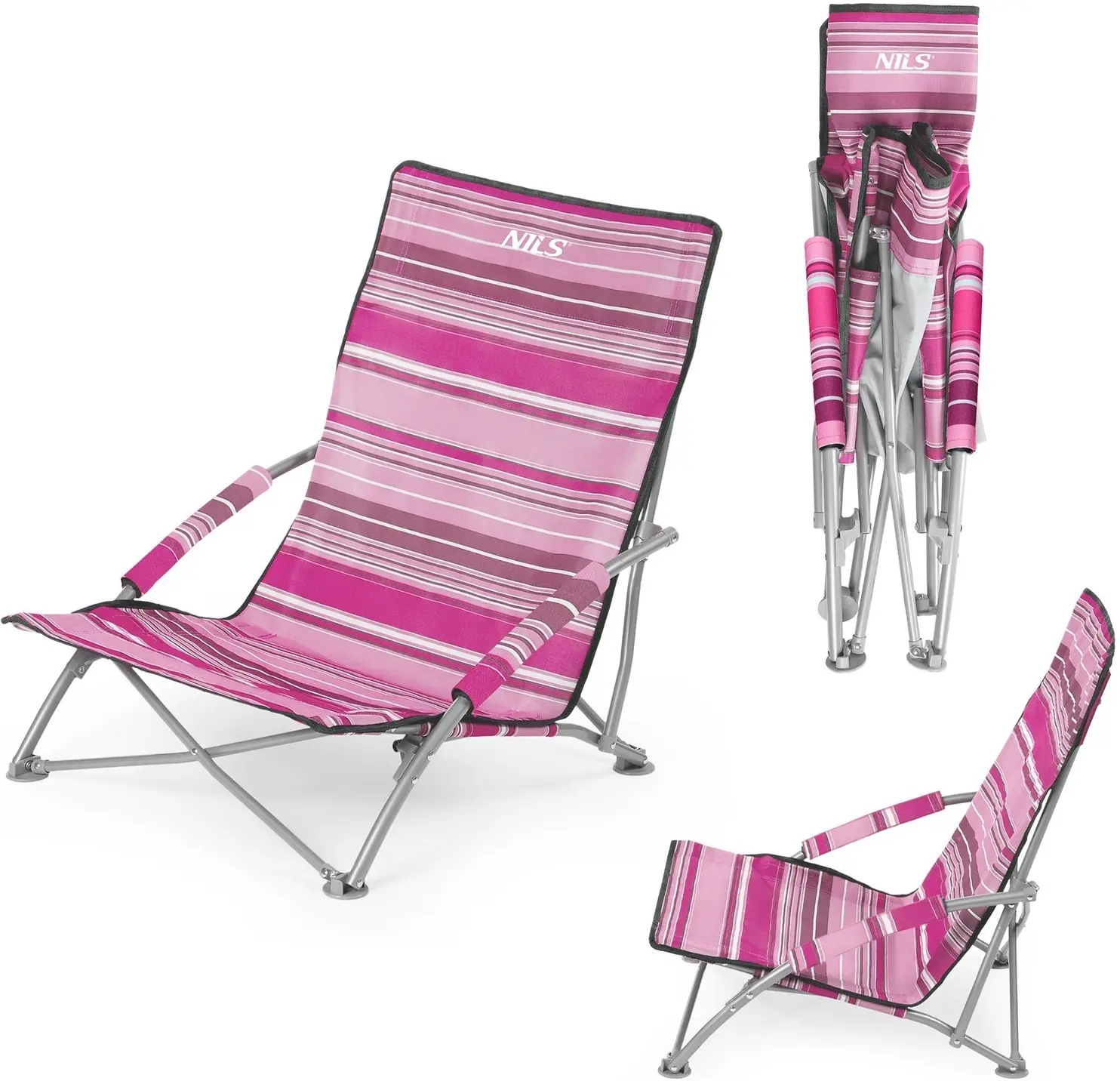 Складной стул Nils Camp NC3035 (Pink)