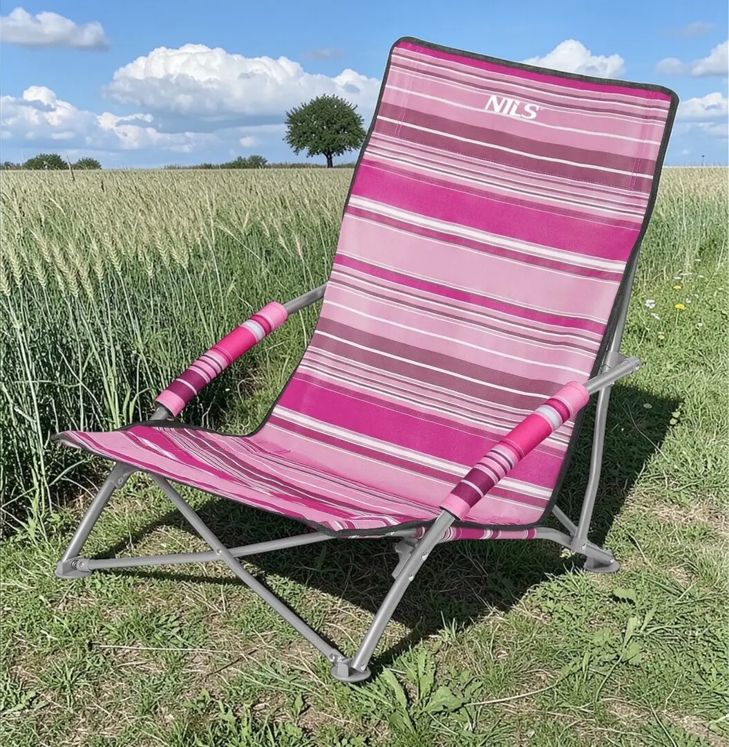 Складной стул Nils Camp NC3035 (Pink)
