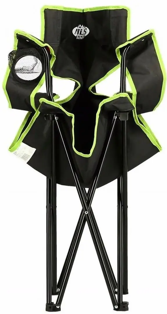 Scaun pliabil Nils Camp NC3044 (Black/Lime)