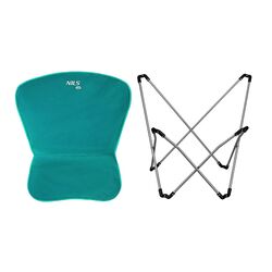 Scaun pliabil Nils Camp NC3051 (Turquoise) Thumb