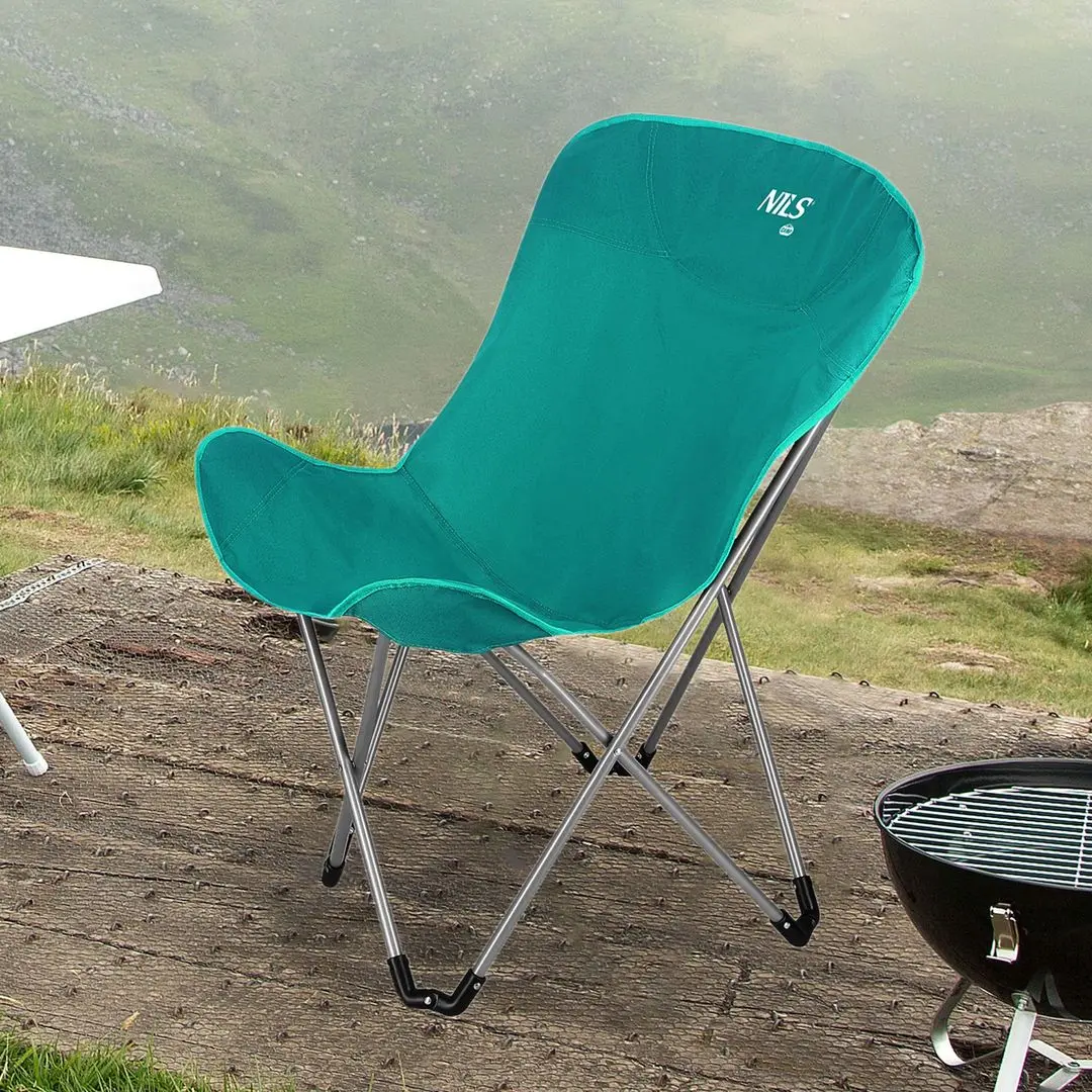 Scaun pliabil Nils Camp NC3051 (Turquoise)