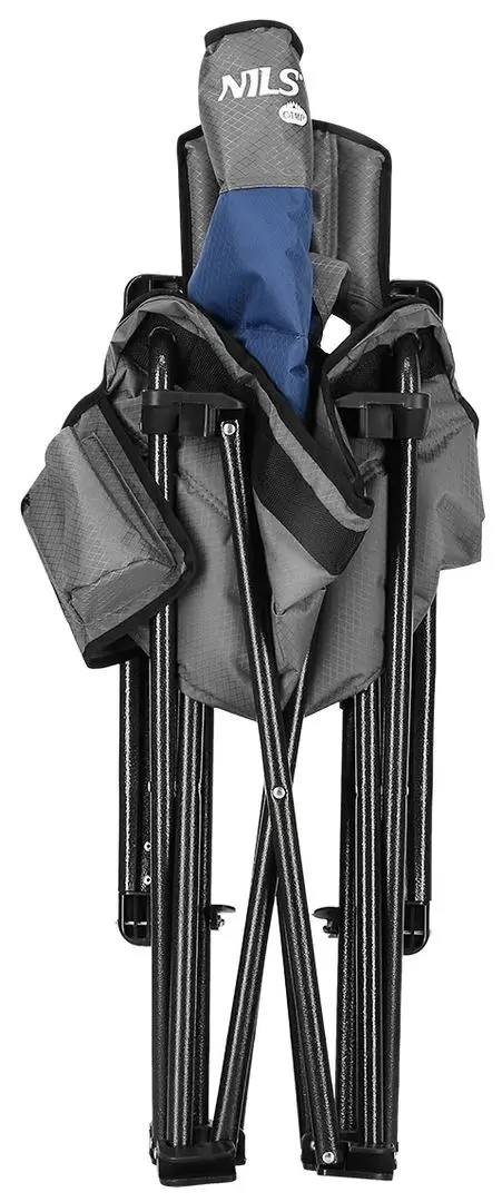 Scaun pliabil Nils Camp NC3075 (Blue/Grey)