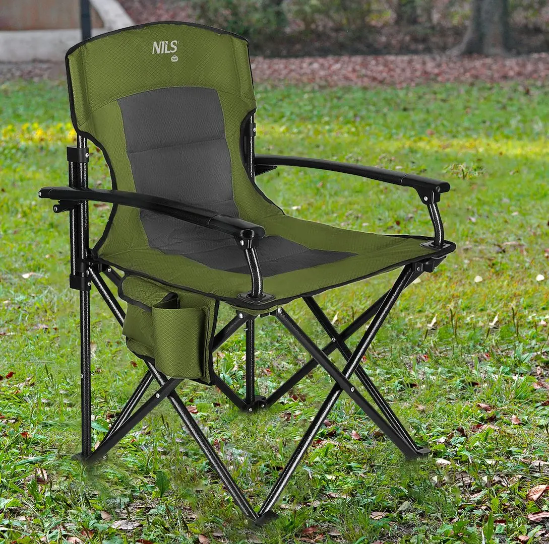 Scaun pliabil Nils Camp NC3075 (Green)