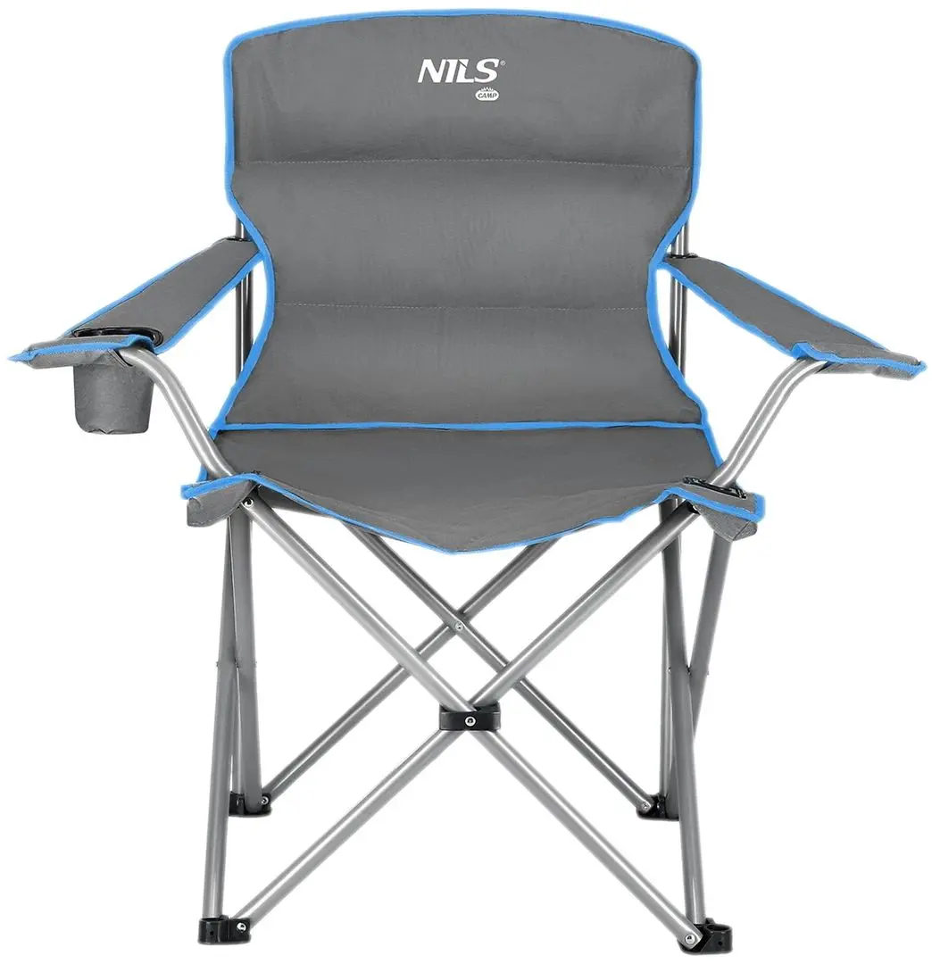 Scaun pliabil Nils Camp NC3079 (Grey/Blue)