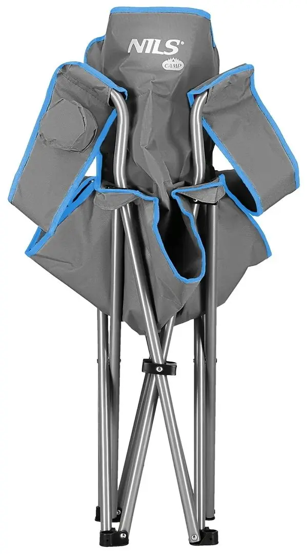 Scaun pliabil Nils Camp NC3079 (Grey/Blue)