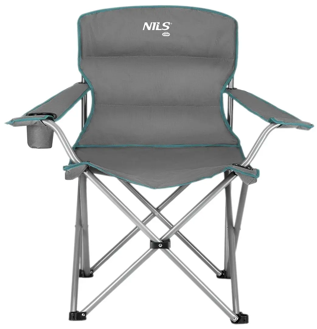 Scaun pliabil Nils Camp NC3079 (Grey/Green)