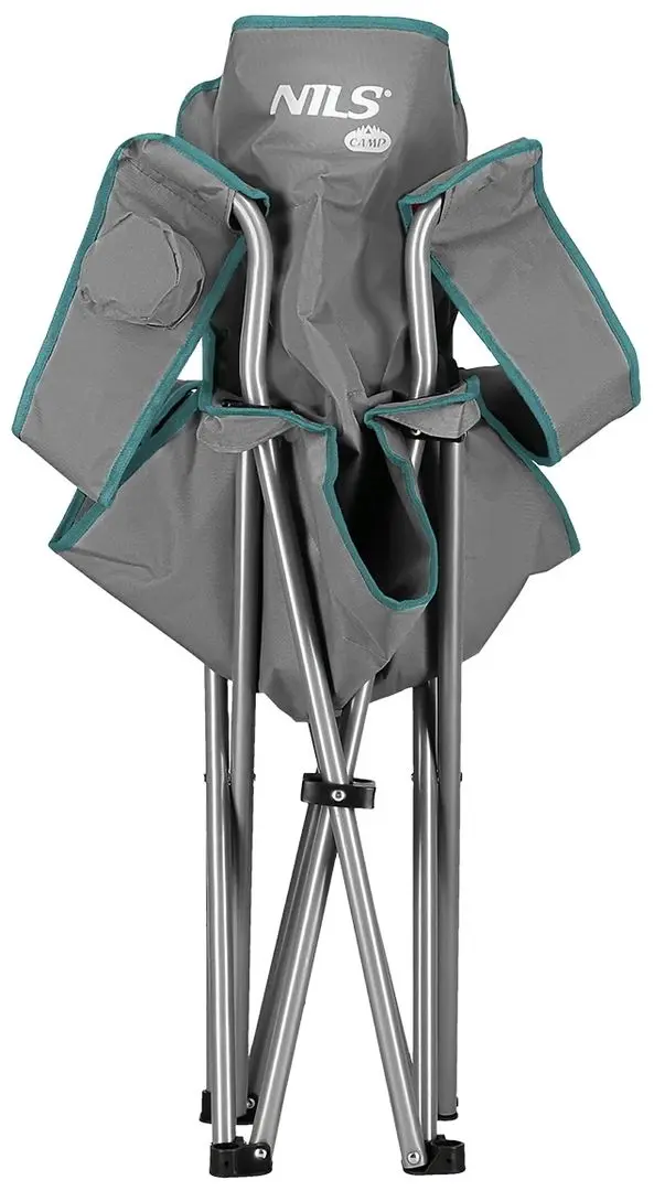 Scaun pliabil Nils Camp NC3079 (Grey/Green)