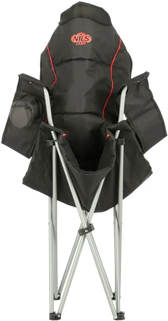 Складной стул Nils Camp NC3080 (Black/Red) - 12