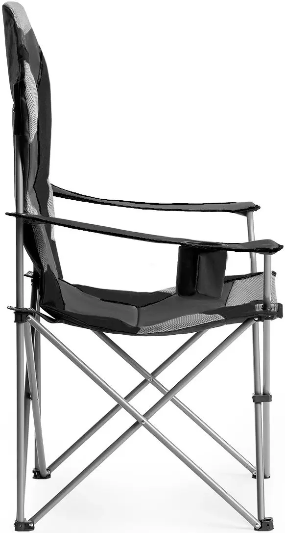 Scaun pliabil Nils Camp NC3080 (Dark Gray)