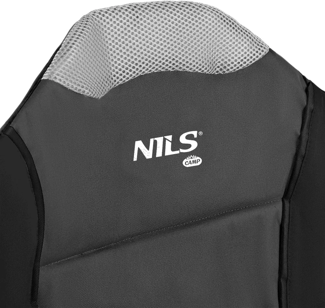 Scaun pliabil Nils Camp NC3080 (Dark Gray)