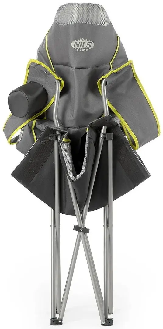Складной стул Nils Camp NC3080 (Grey-Lime)
