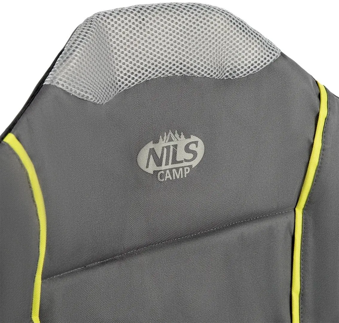 Складной стул Nils Camp NC3080 (Grey-Lime)