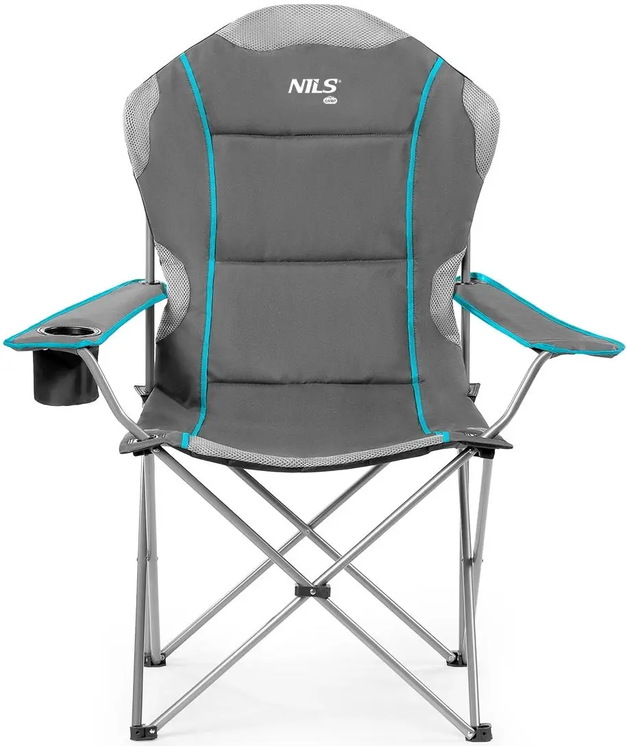 Scaun pliabil Nils Camp NC3080 (Light Gray)