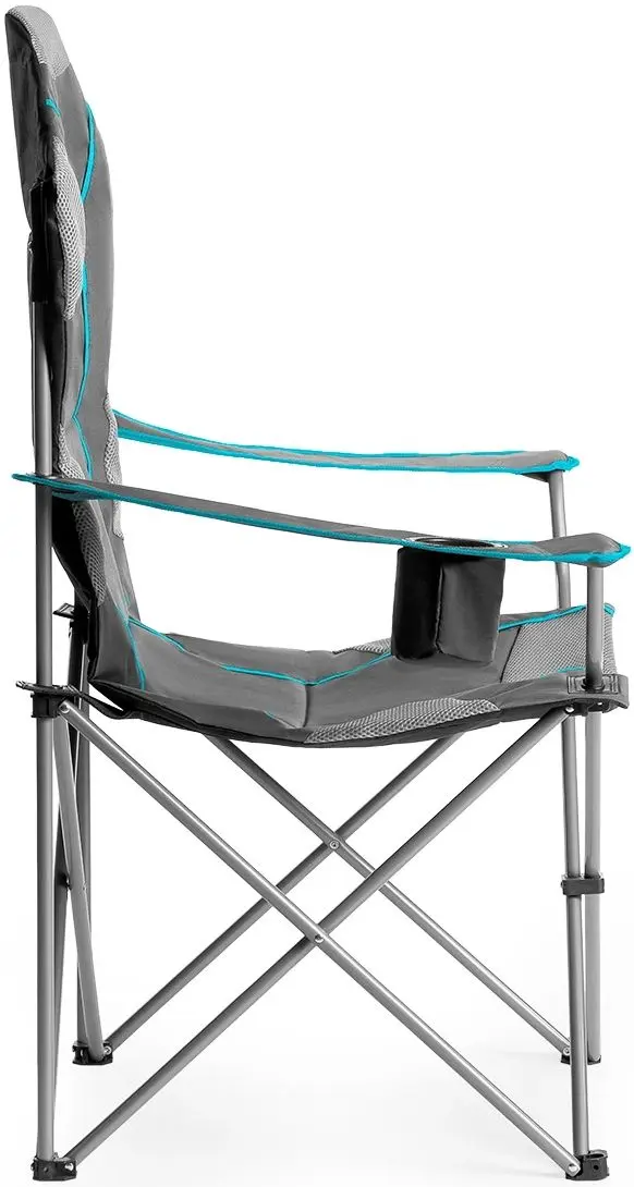 Scaun pliabil Nils Camp NC3080 (Light Gray)