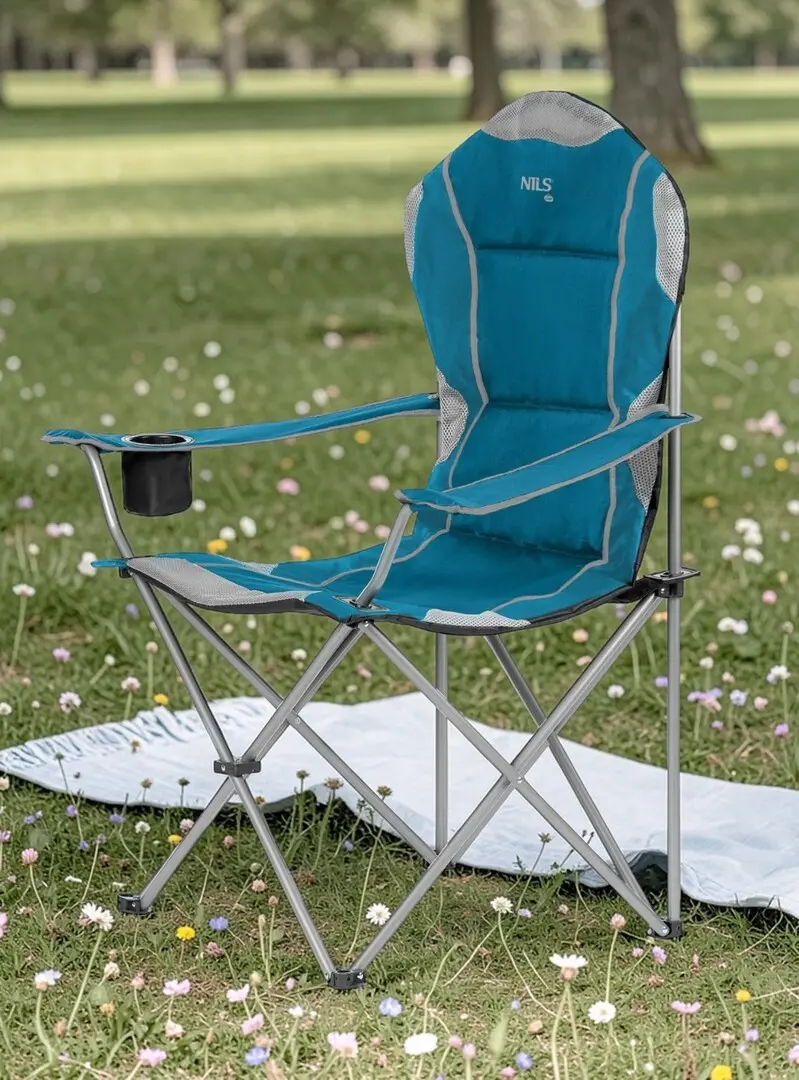 Складной стул Nils Camp NC3080 (Turqoise)