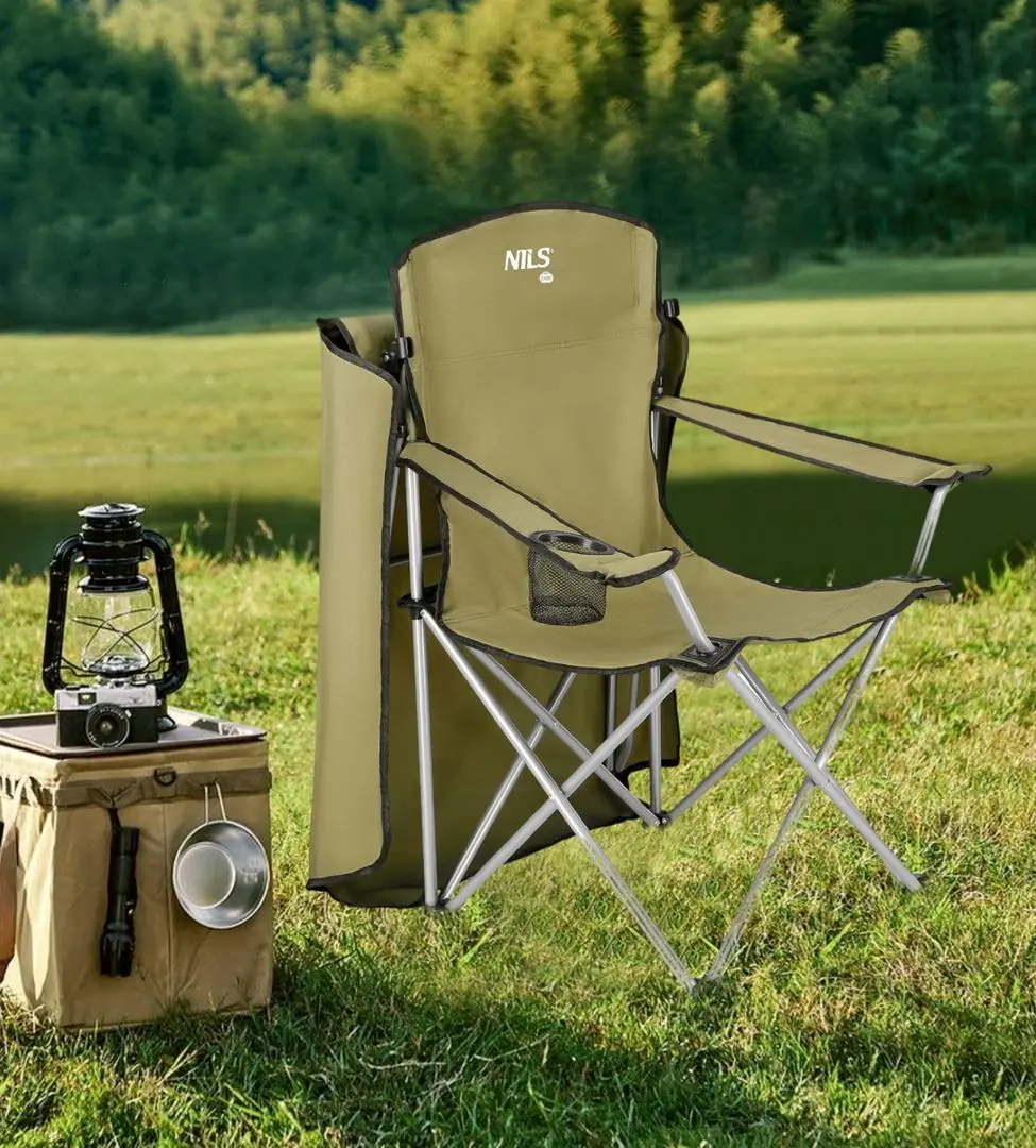 Scaun pliabil Nils Camp NC3087 (Green)