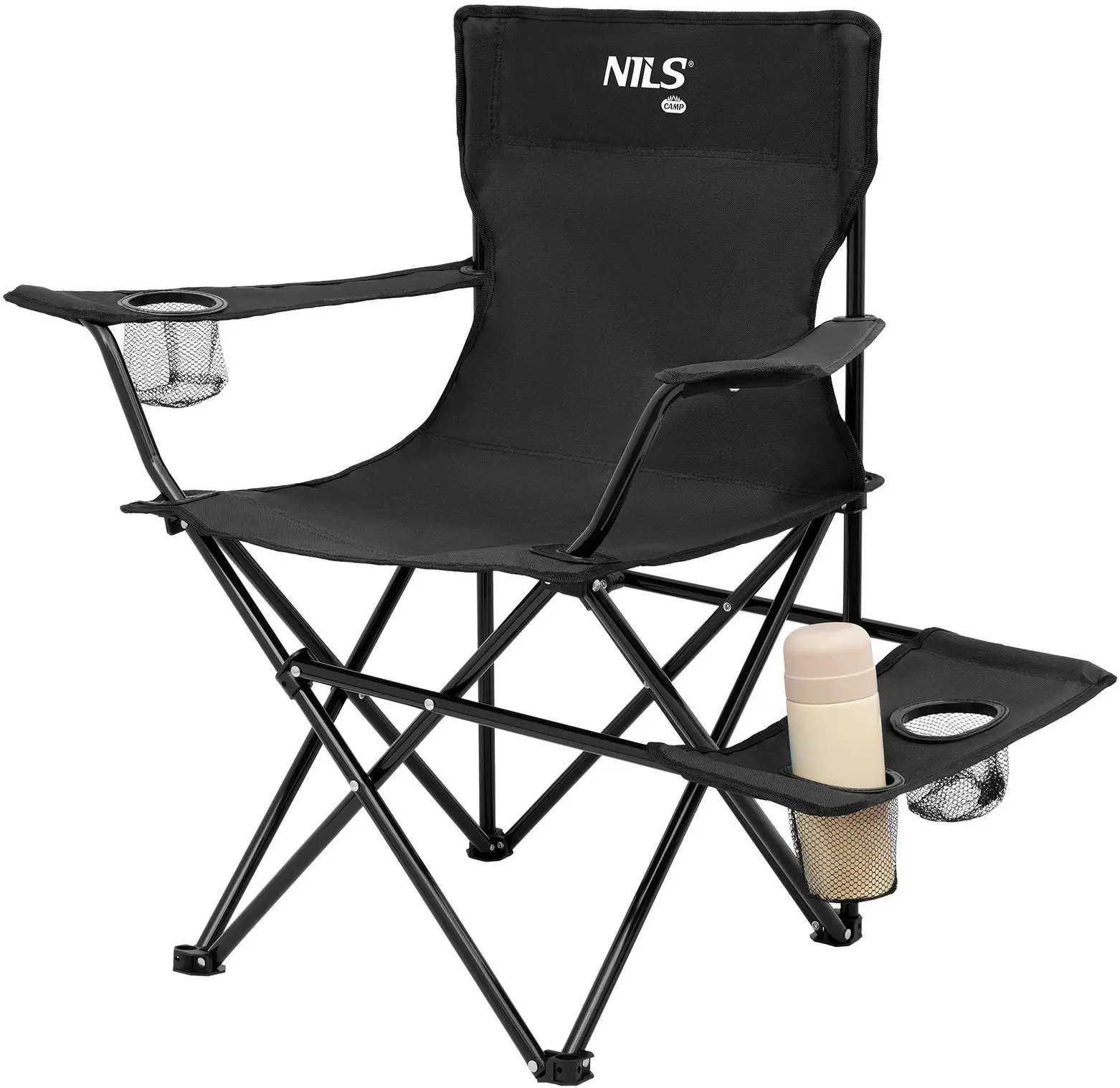 Scaun pliabil Nils Camp NC3301 (Black) - 4