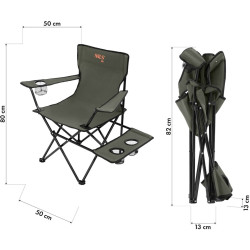 Складной стул Nils Camp NC3301 (Khaki) Thumb