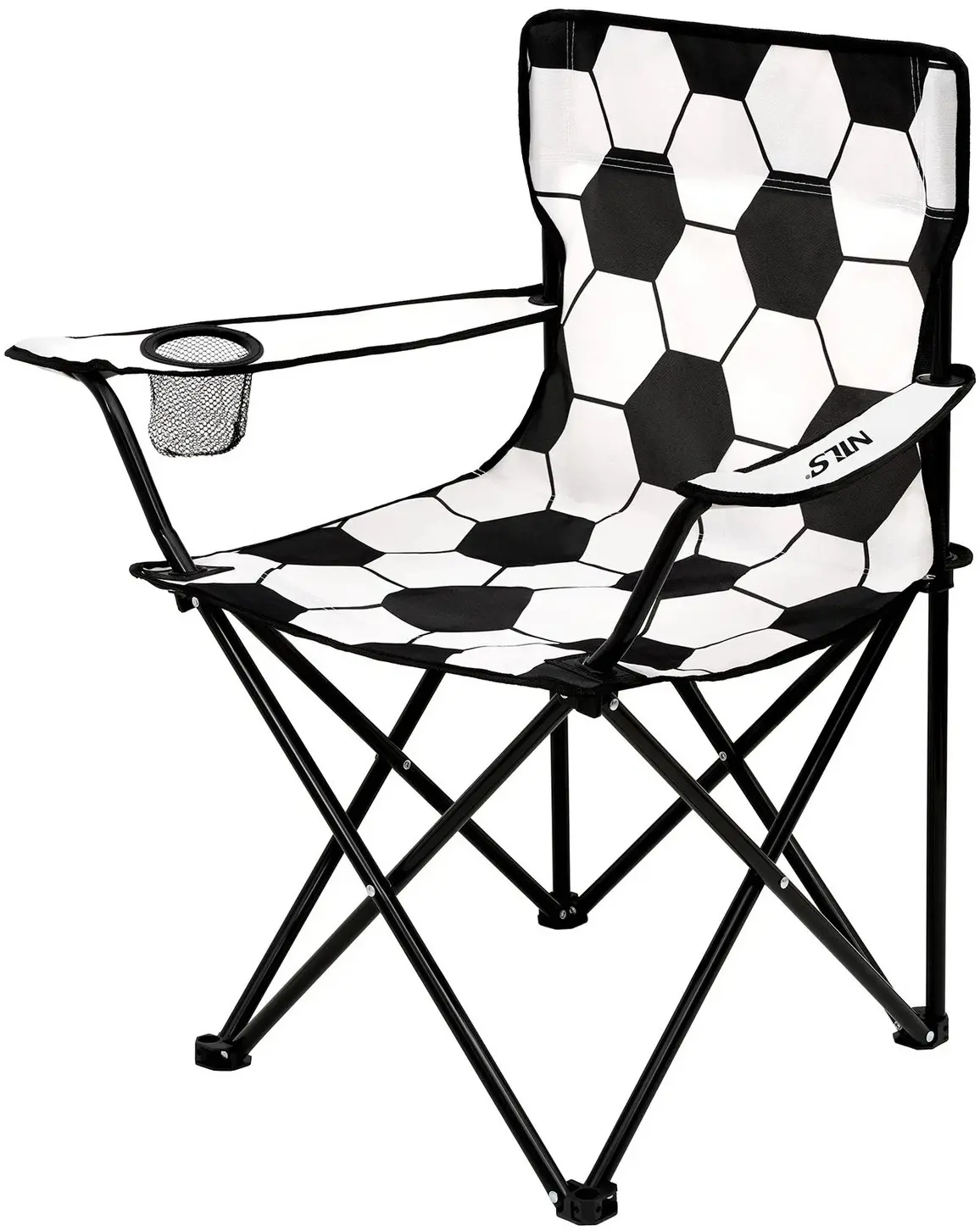 Складной стул Nils Camp NC3303 (Black/White)