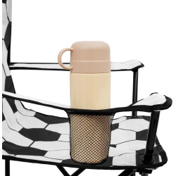 Складной стул Nils Camp NC3303 (Black/White) Thumb