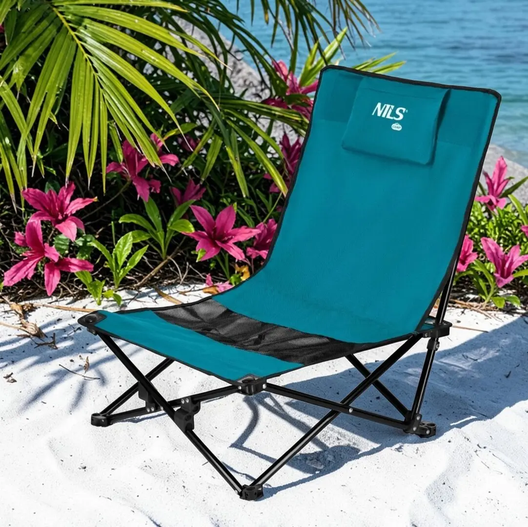 Складной стул Nils Camp NC3306 (Blue/Black)