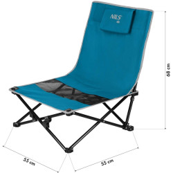 Складной стул Nils Camp NC3306 (Blue/Grey) Thumb