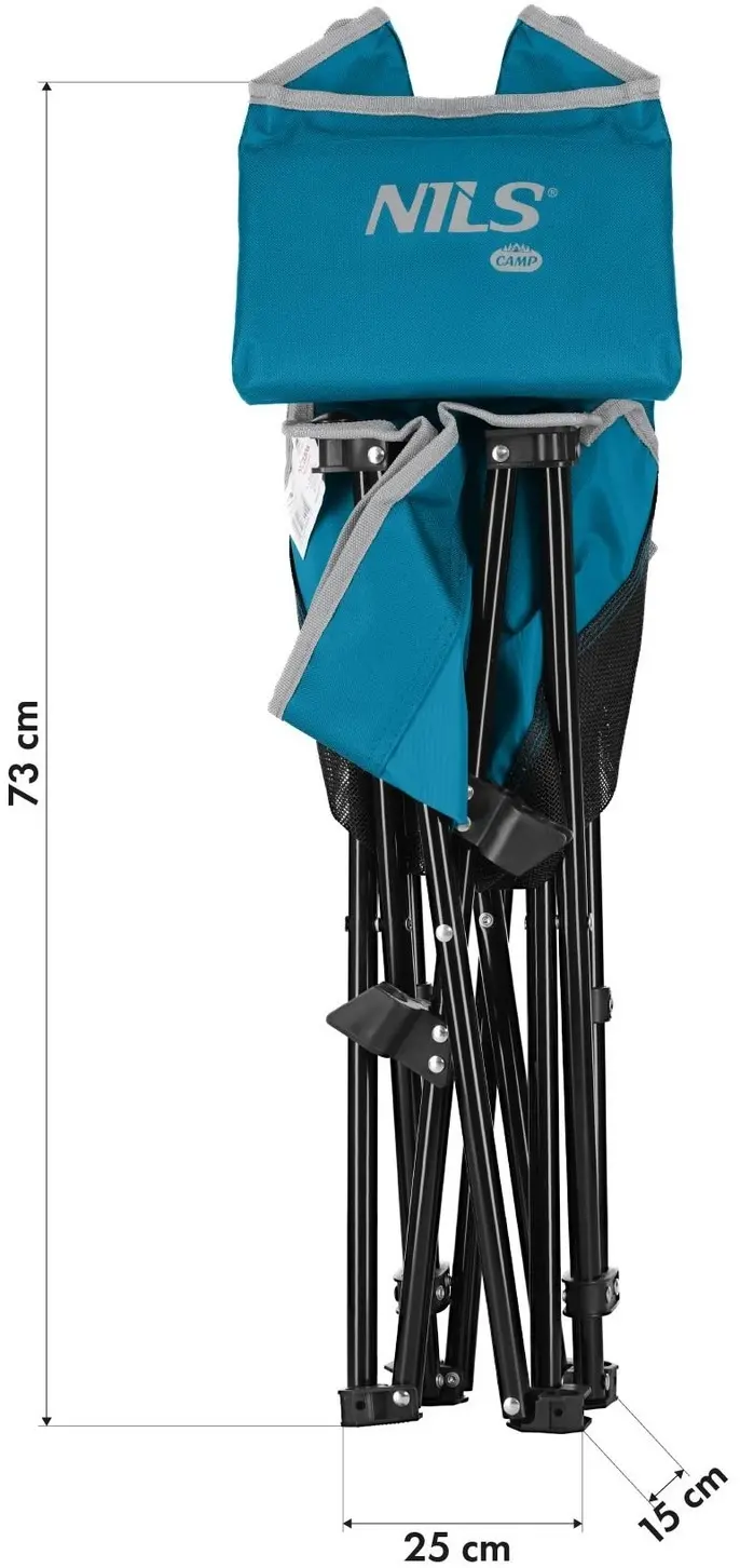 Складной стул Nils Camp NC3306 (Blue/Grey)
