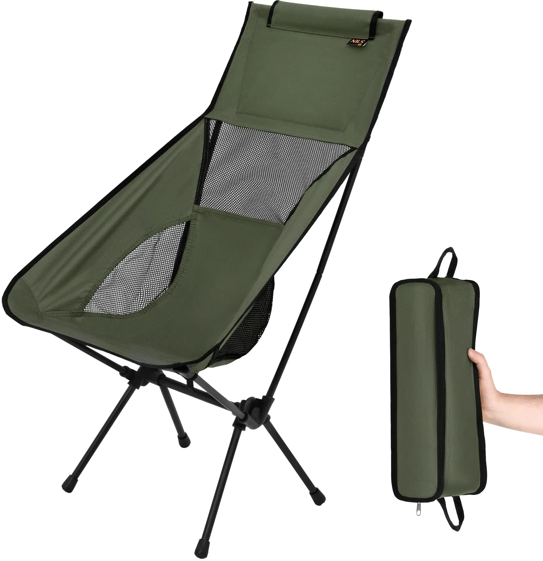 Scaun pliabil Nils Camp C3321 (Khaki) - 5