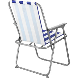 Scaun pliabil Nils Camp NC3503 (Blue/White) Thumb