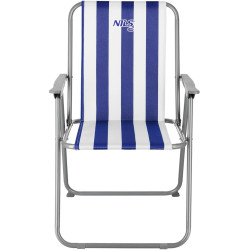 Scaun pliabil Nils Camp NC3503 (Blue/White) Thumb