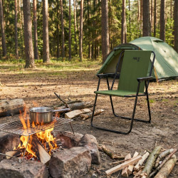 Scaun pliabil Nils Camp NC3503 (Green)