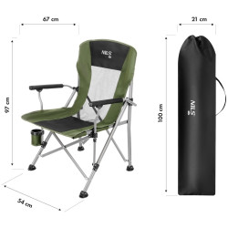 Складной стул Nils Camp NC3701 (Green) Thumb