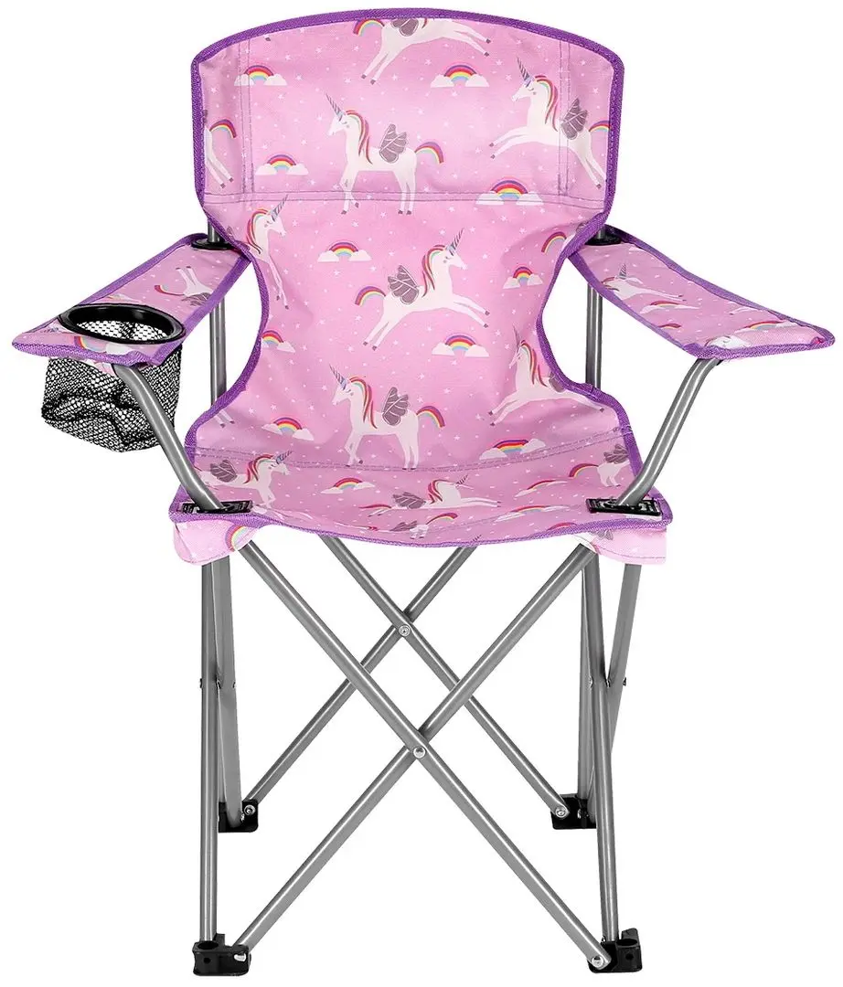 Scaun pliabil Nils Camp Unicorn NC3001 (Pink)