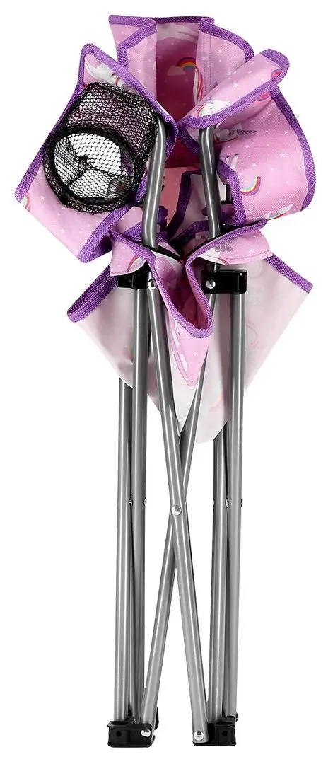 Scaun pliabil Nils Camp Unicorn NC3001 (Pink)