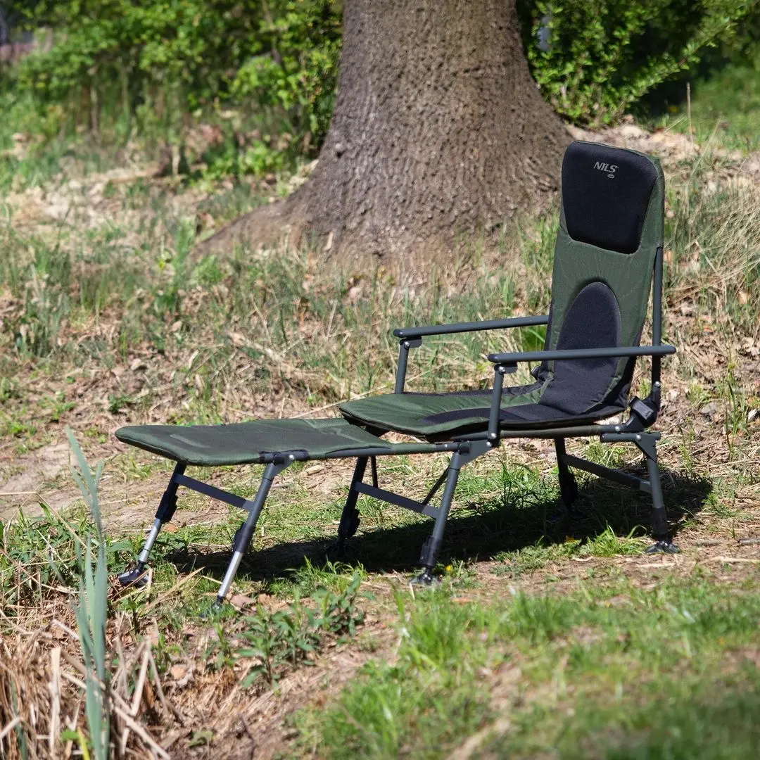 Scaun pliabil Nils Camp NC1802 (Dark Green)