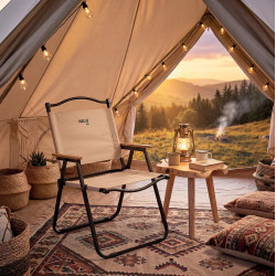 Стул складной Nils Camp NC4307 (Beige)