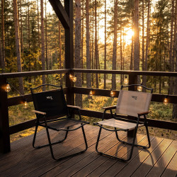 Scaun pliabil Nils Camp NC4307 (Beige) Thumb