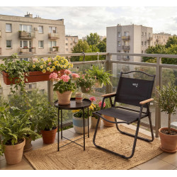 Scaun pliabil Nils Camp NC4307 (Black) Thumb