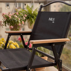 Scaun pliabil Nils Camp NC4307 (Black) Thumb