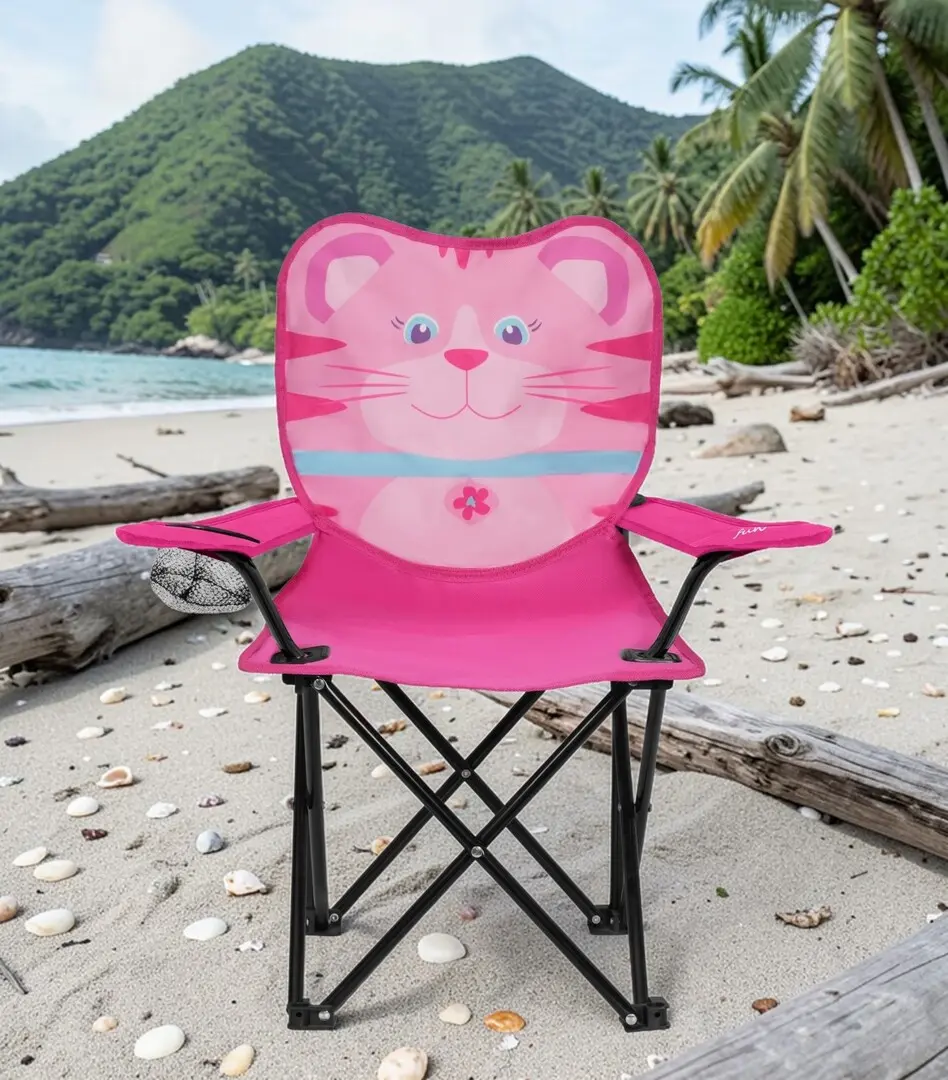 Scaun pliabil Nils Fun NC3305 Cat (Pink)